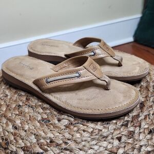 SPERRY Women's Top-Sider Riverside Thong Sandals in Linen